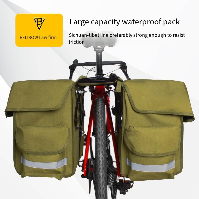Cycling Gear Shelf - Large Capacity Bike Rear Bag Double