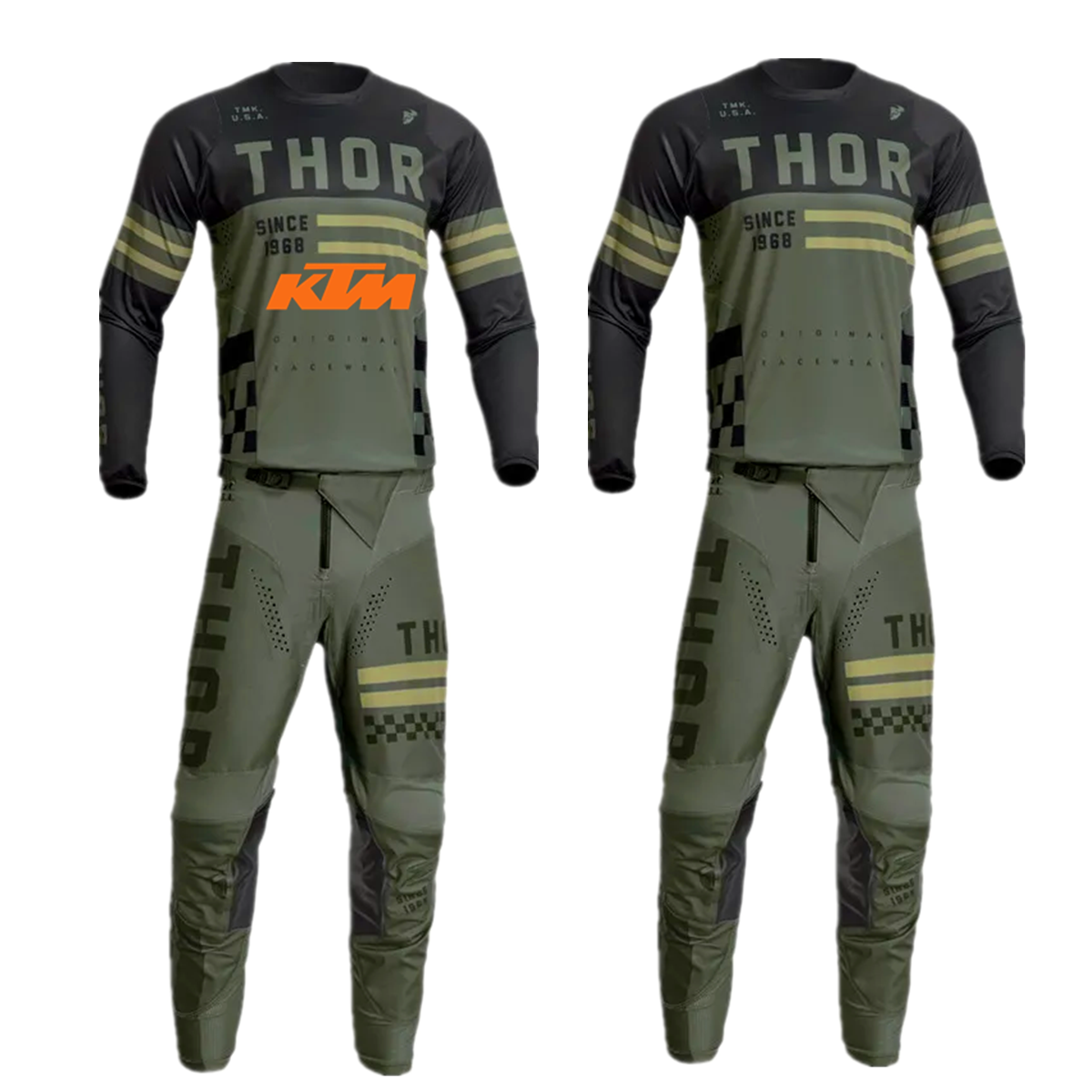 Cycling Gear Kit - 2026 Army Green Mx Gear Set