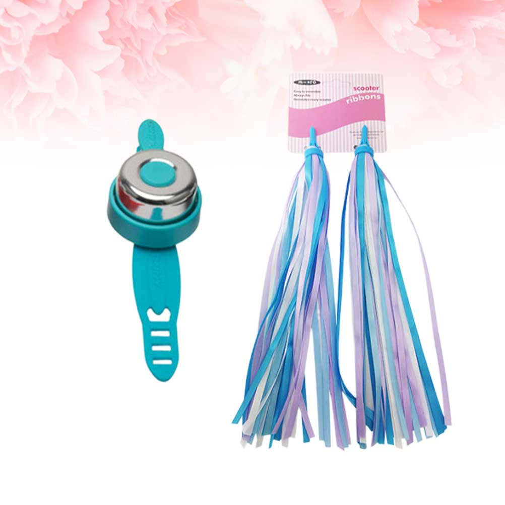 Bike Bell - 2Pcs Bike Handlebar Tassels Streamers Set