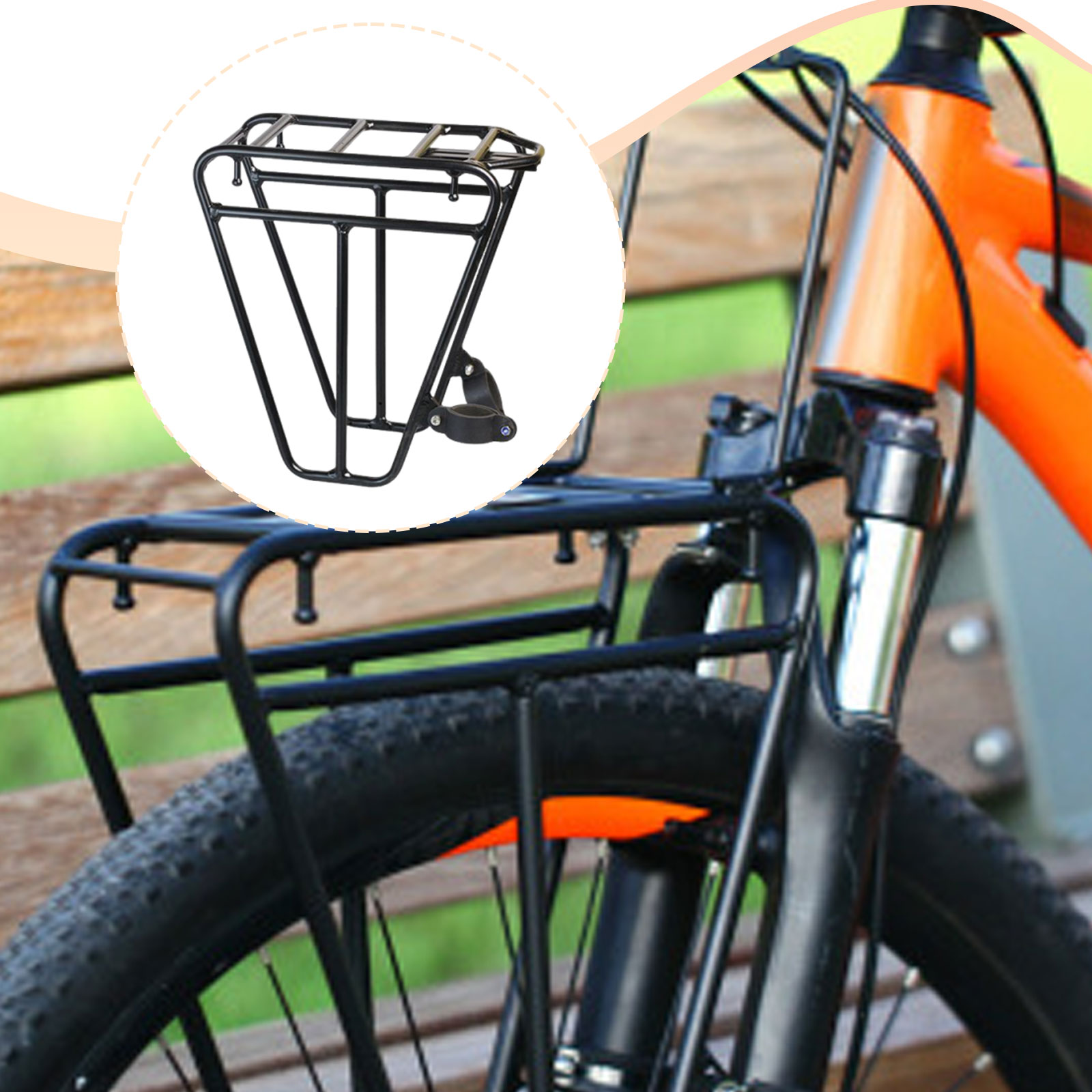 Bike Front Carrier Rack Cargo  - Cycling Gear Shelf incelemesi ve fiyatı