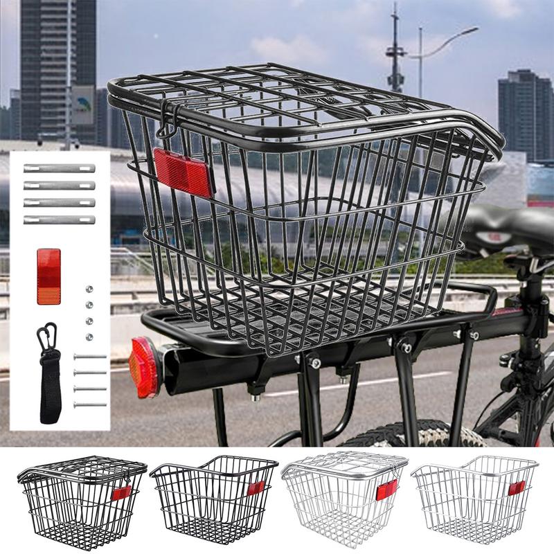 Bike Rear Basket Metal Bicycle - Cycling Gear Shelf incelemesi ve fiyatı