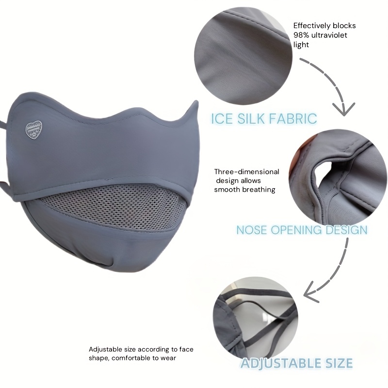 3DBreathable Ice Silk Mask wit - Cycling Gear Design incelemesi ve fiyatı