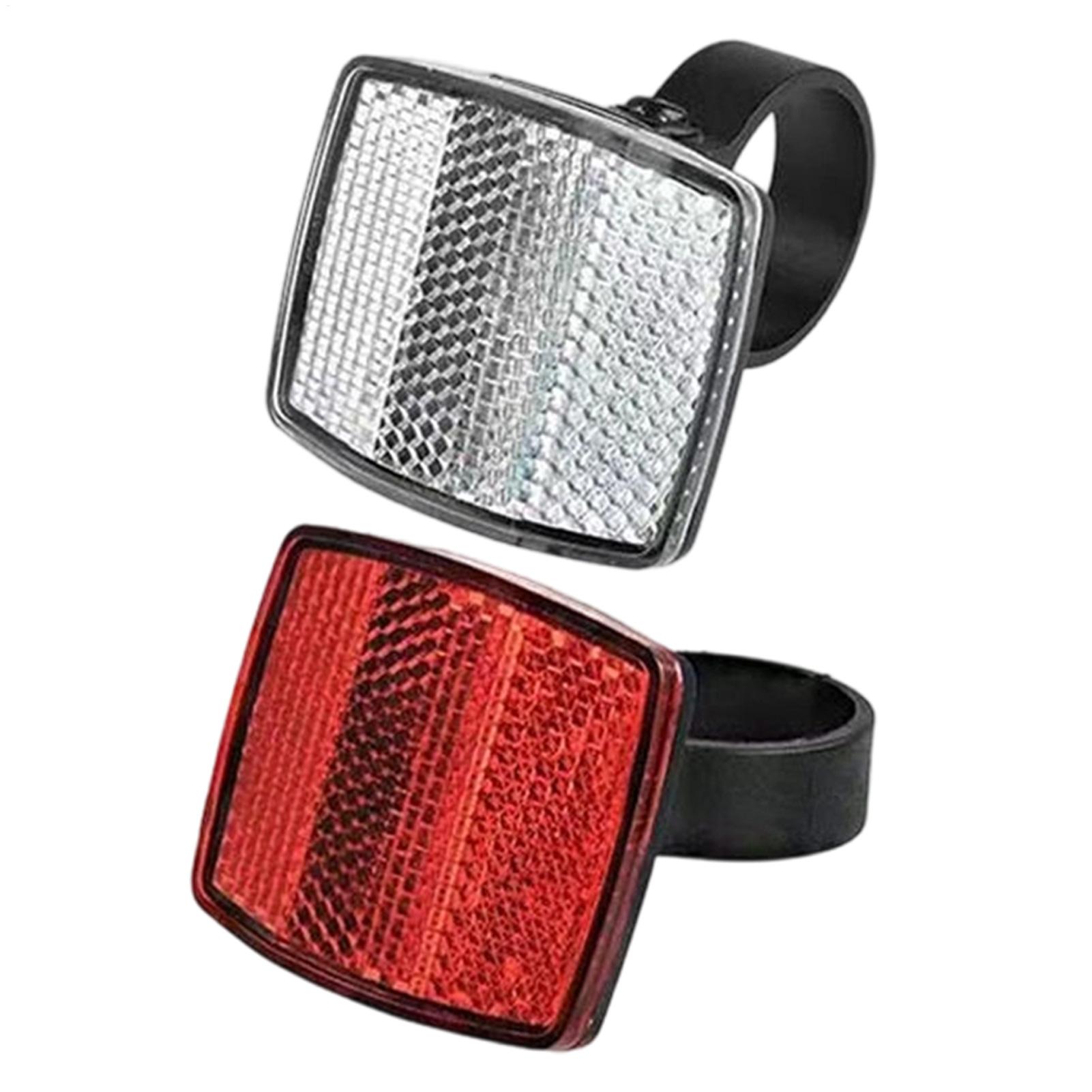 2 Pcs Bike Front Rear Reflecto - Cycling Gear For Commuting incelemesi ve fiyatı