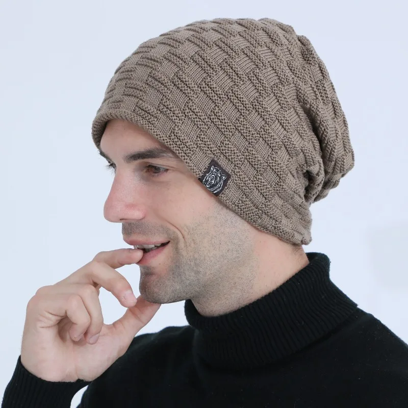 Mens Plush Lining Beanie Winte - Cycling Gear For Cold Weather incelemesi ve fiyatı