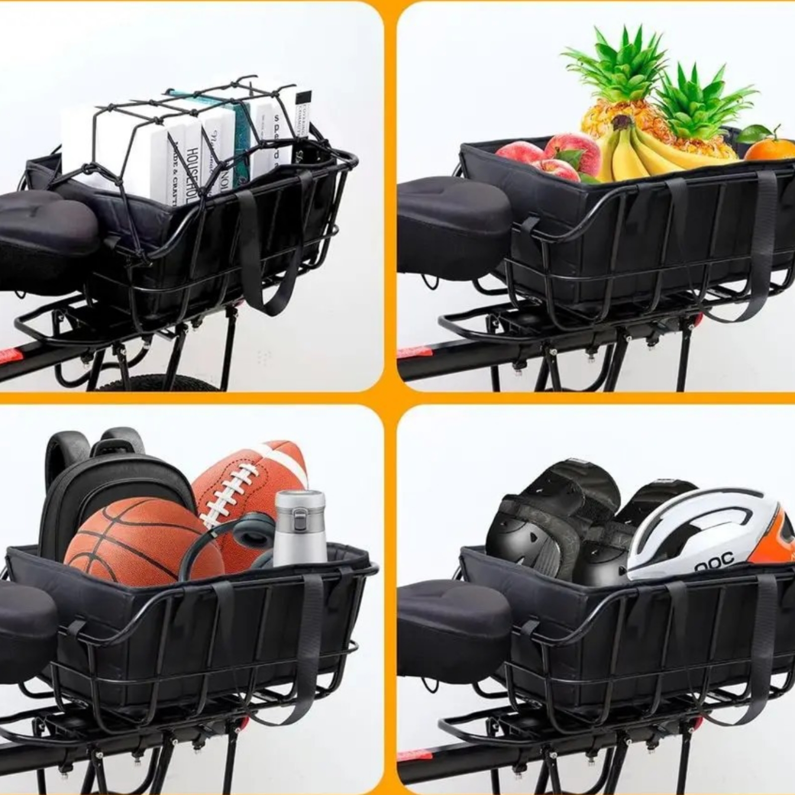 Rear Cycle Basket Open Design  - Cycling Gear Design incelemesi ve fiyatı