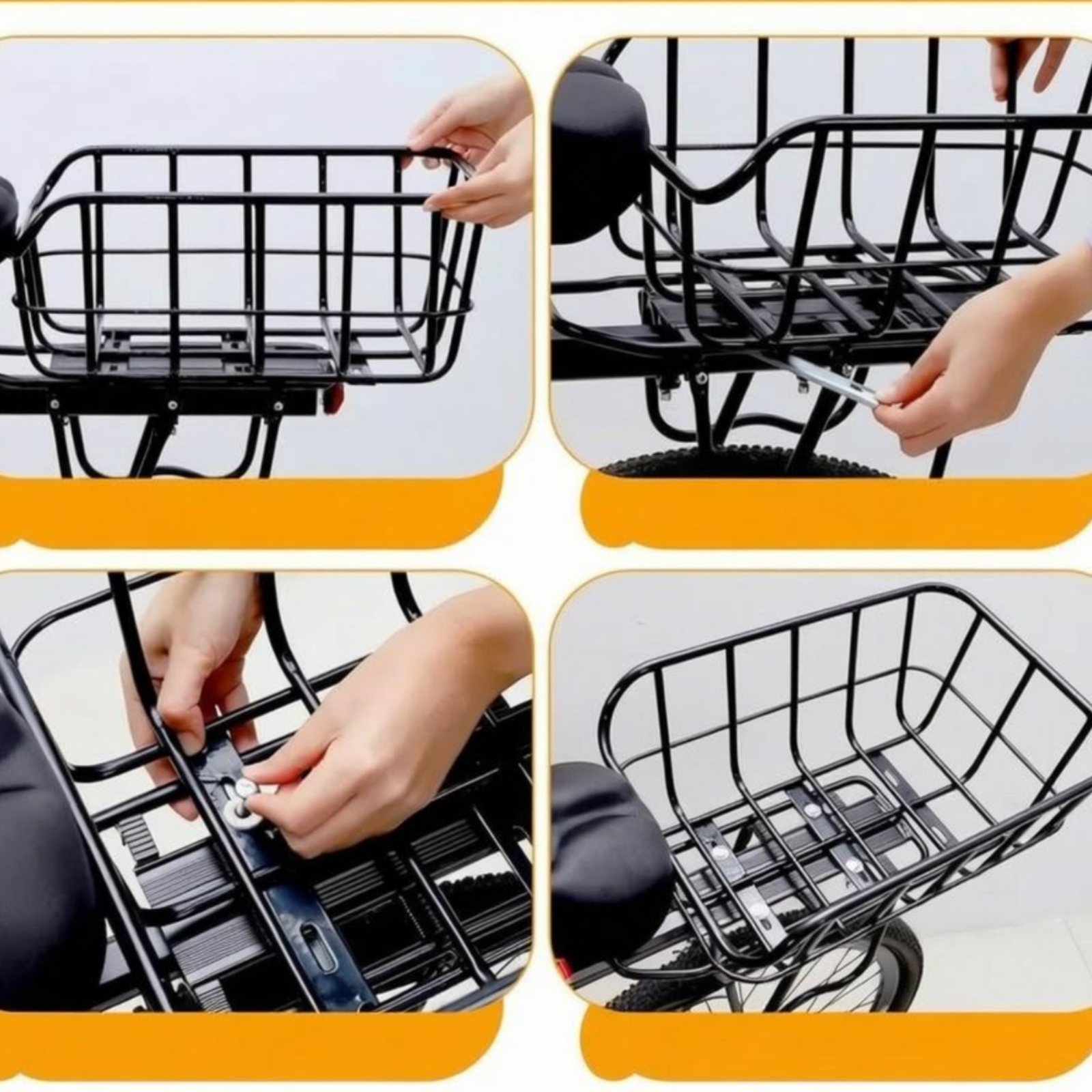 Rear Cycle Basket Open Design  - Cycling Gear Design incelemesi ve fiyatı