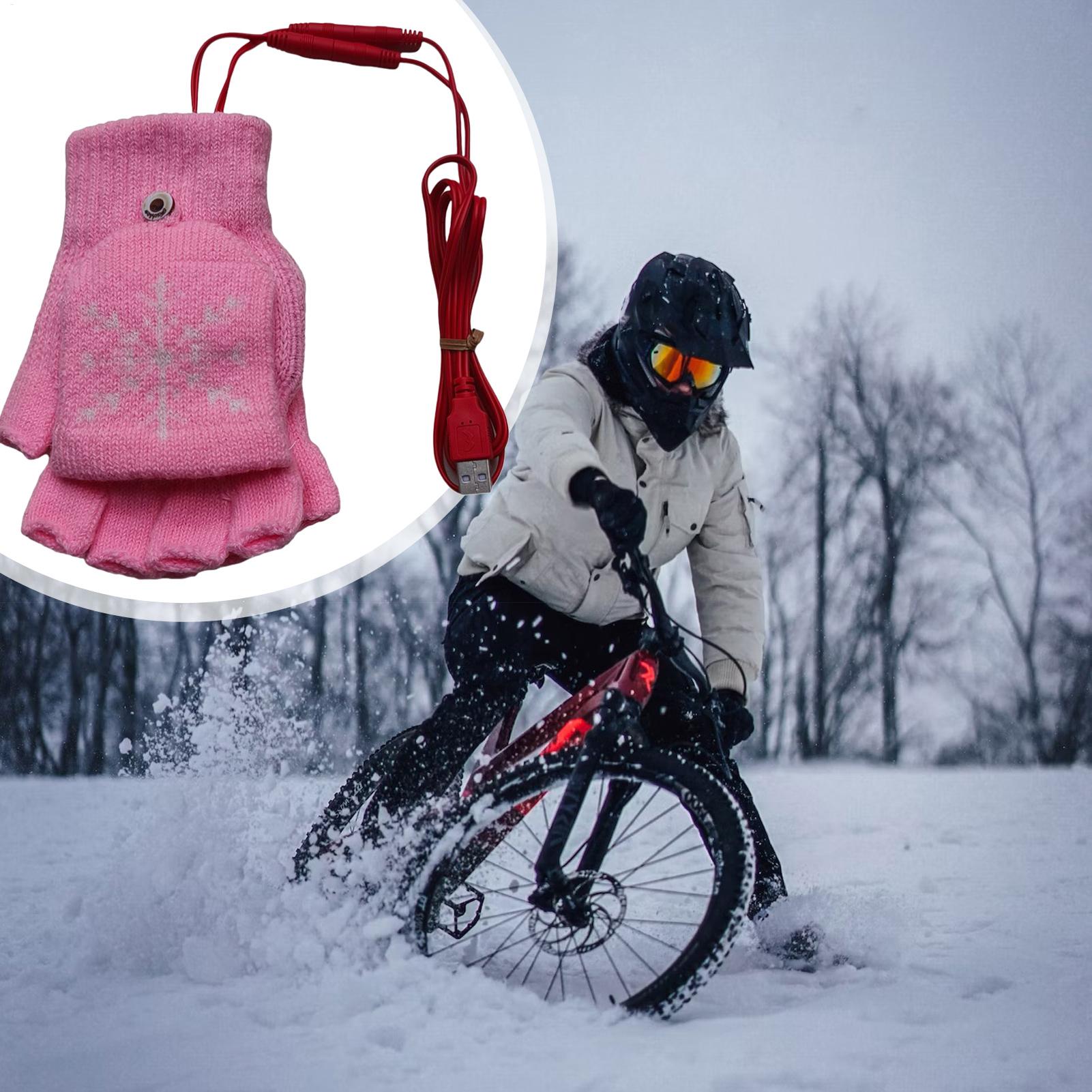 Heated Gloves Fingerless USB H - Cycling Gear For Cold Weather incelemesi ve fiyatı