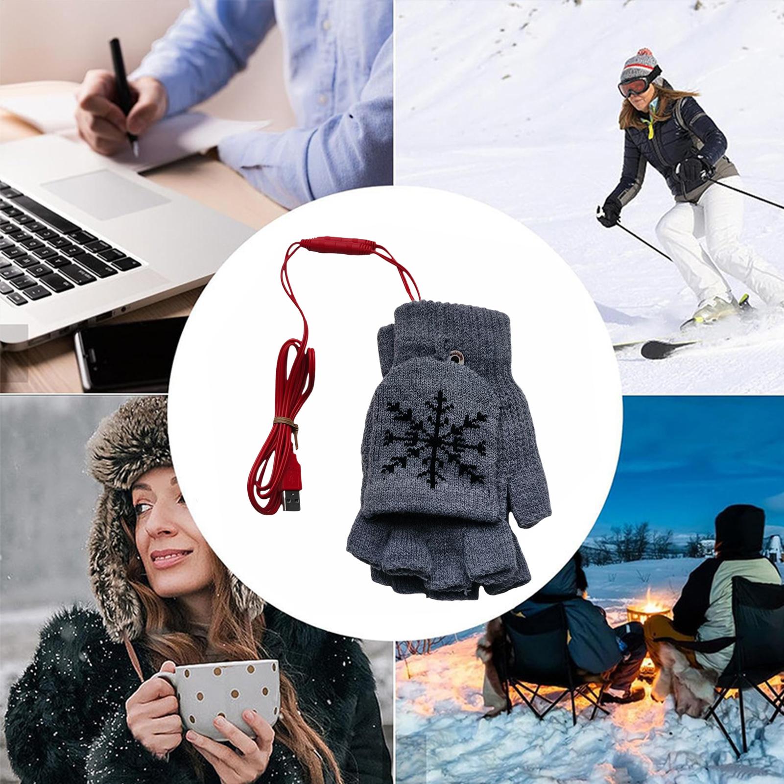 Heated Gloves Fingerless USB H - Cycling Gear For Cold Weather incelemesi ve fiyatı