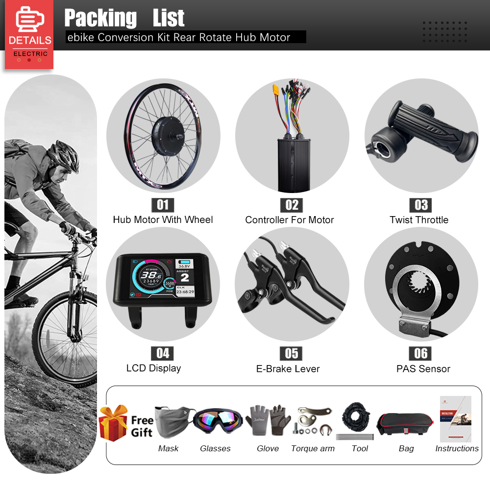 60V 3000W Electric Bike Conver - Cycling Gear Kit incelemesi ve fiyatı