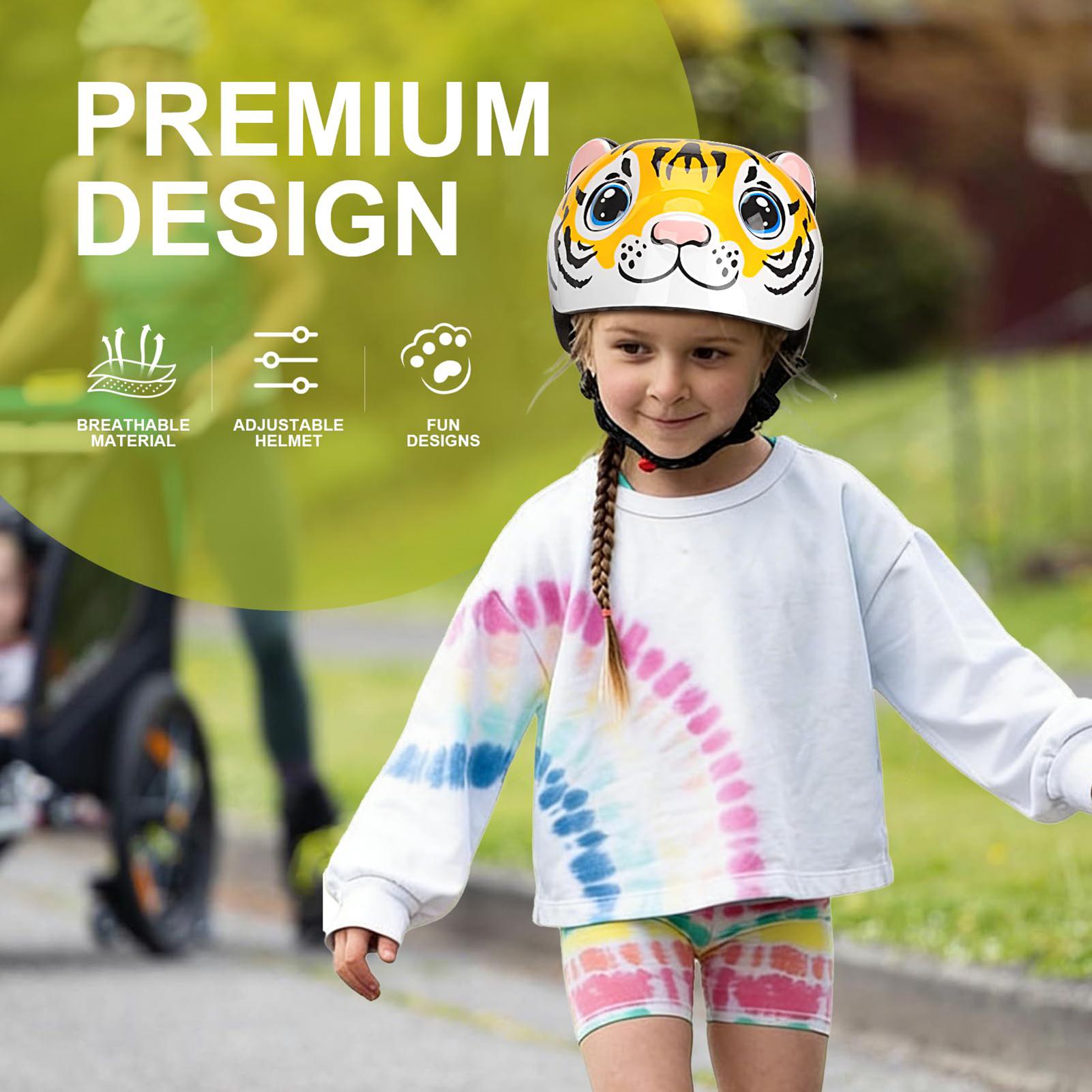 Kids Helmet Tiger Pattern Adju - Cycling Gear For Commuting incelemesi ve fiyatı