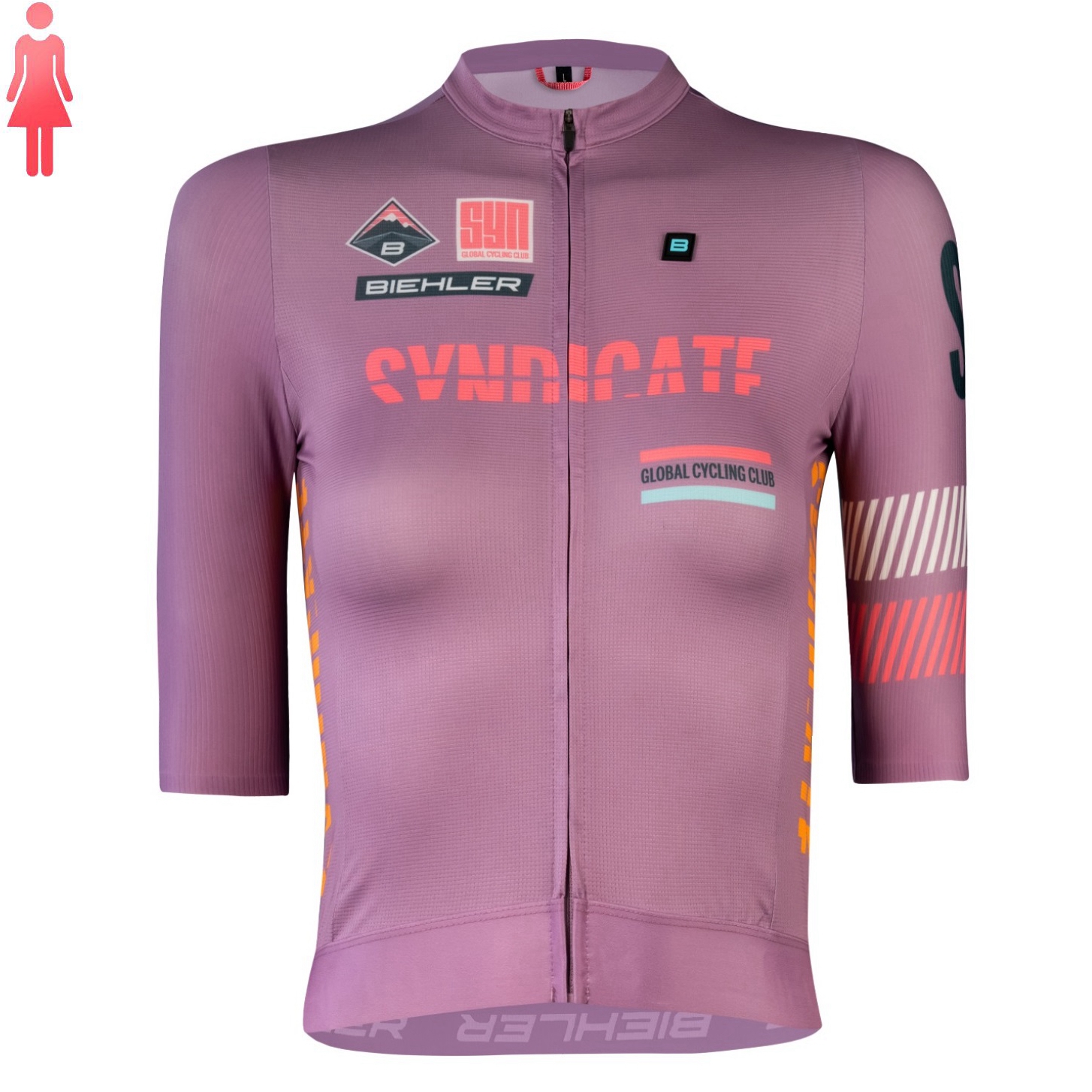 SYN Purple short sleeve Jersey - Cycling Gear Women Sale incelemesi ve fiyatı