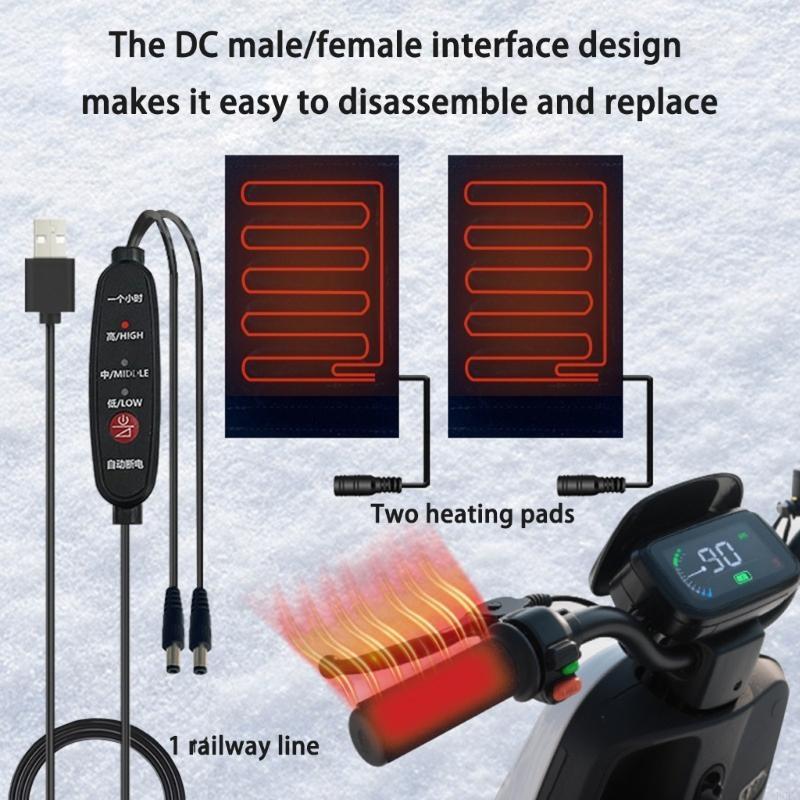 Electric Heated Grip Warmer Co - Cycling Gear For Cold Weather incelemesi ve fiyatı
